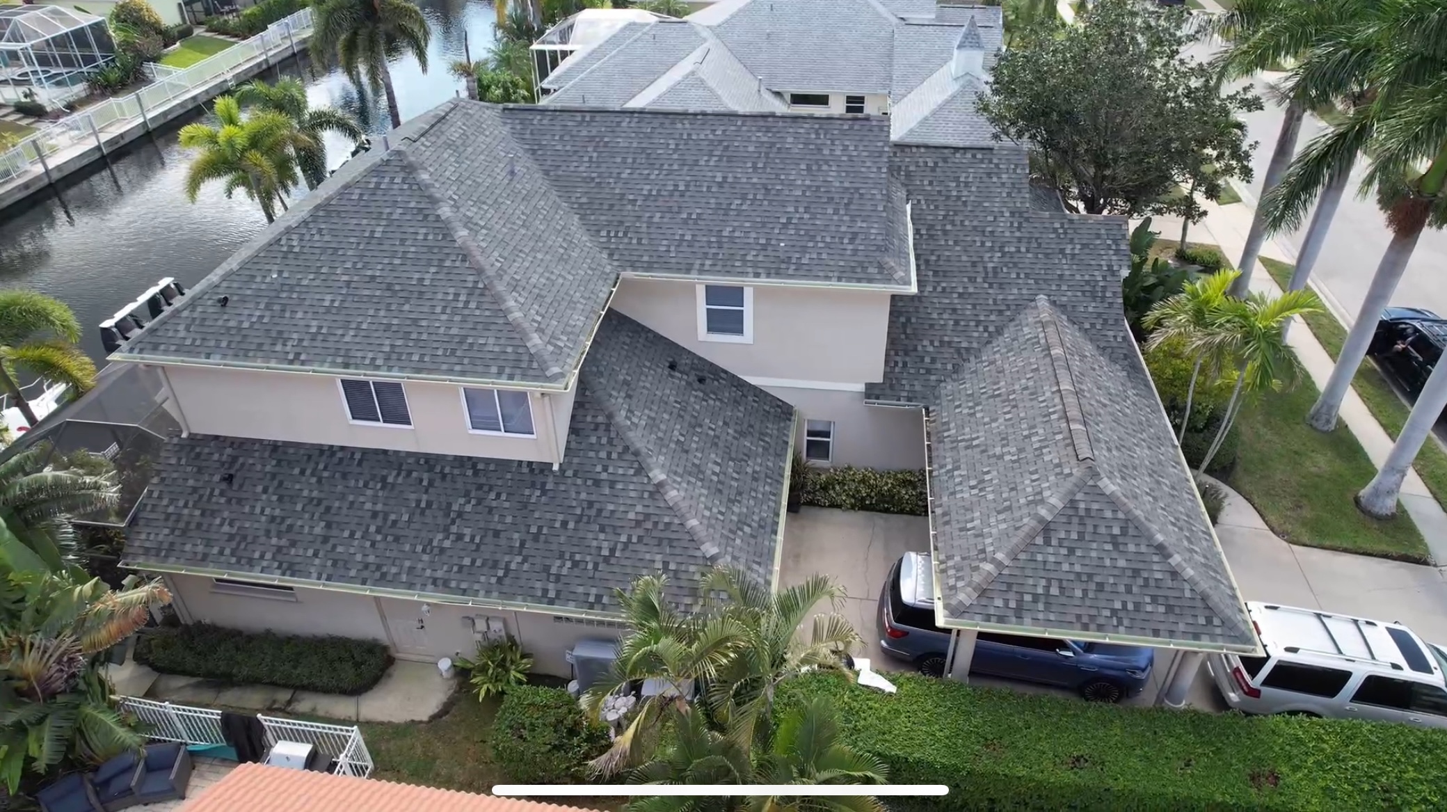 asphalt shingles on a nice home
