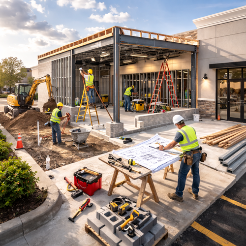 room addition for a business