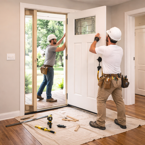 residential door install