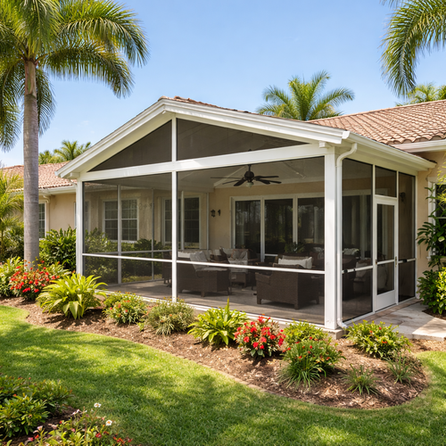 screen enclosure, a nice porch